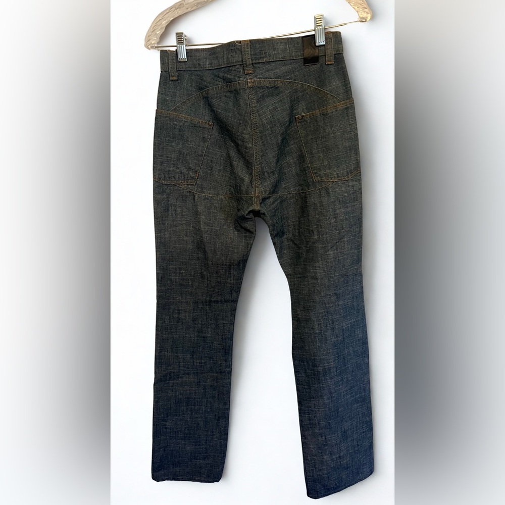 GF Ferré Italian-Made Straight Leg Jeans Size 26 / IT 40 Dark Wash Designer - Picture 5 of 6